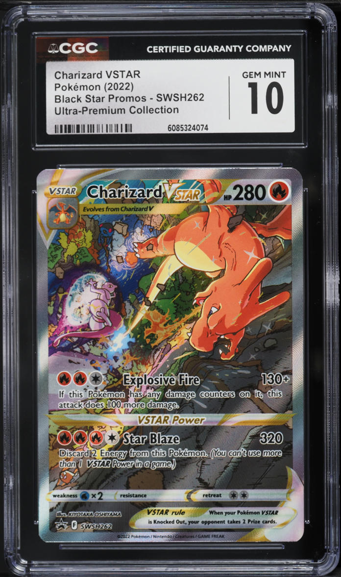 2022 Pokemon SWSH Promo Ultra Premium Collection Charizard VSTAR #SWSH262 CGC 10 GEM MINT