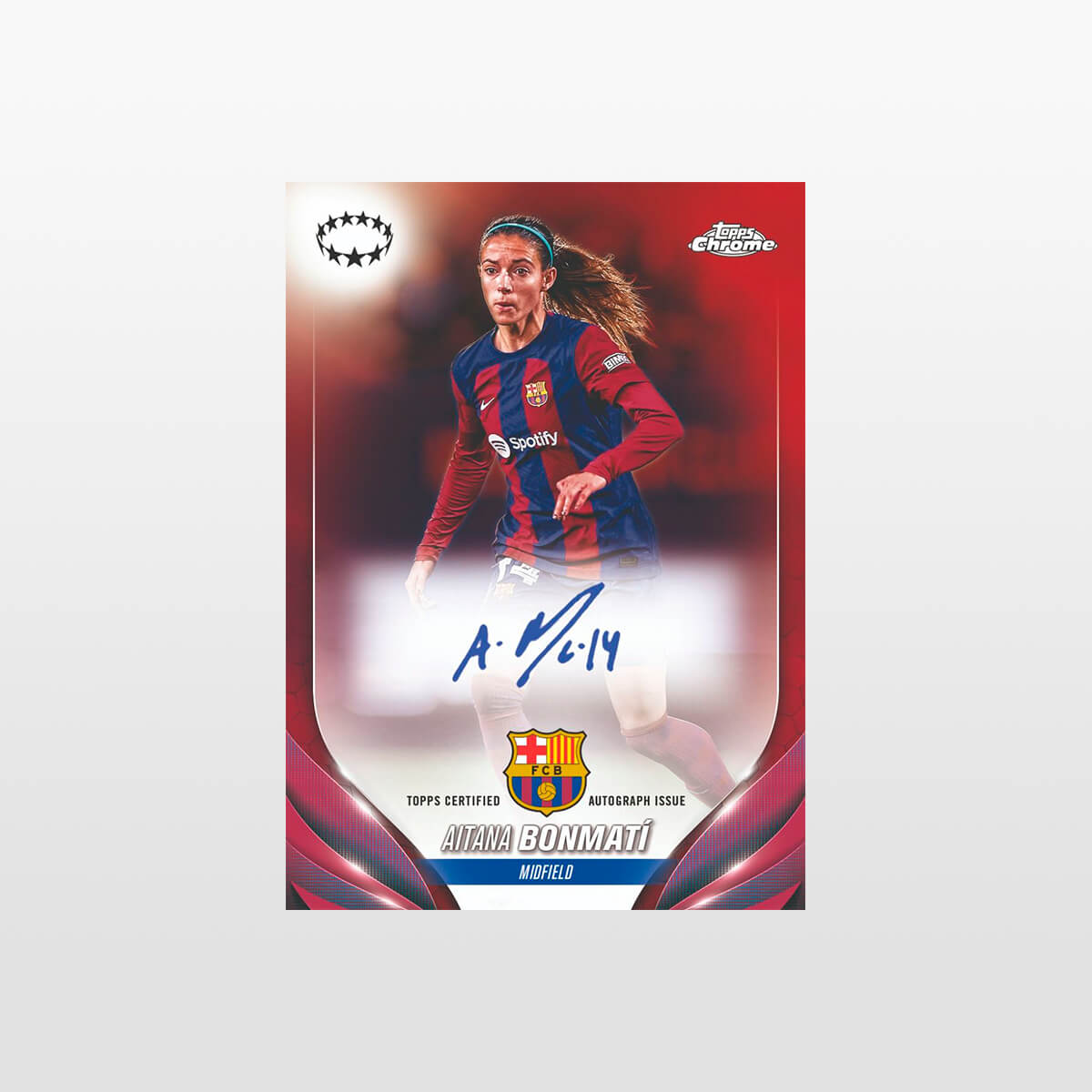 2023-24 Topps Chrome® UEFA Women's Champions League Aitana Bonati