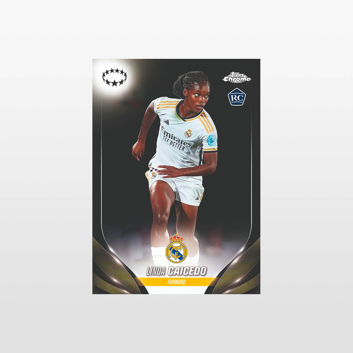 2023-24 Topps Chrome® UEFA Women's Champions League Linda Caicedo