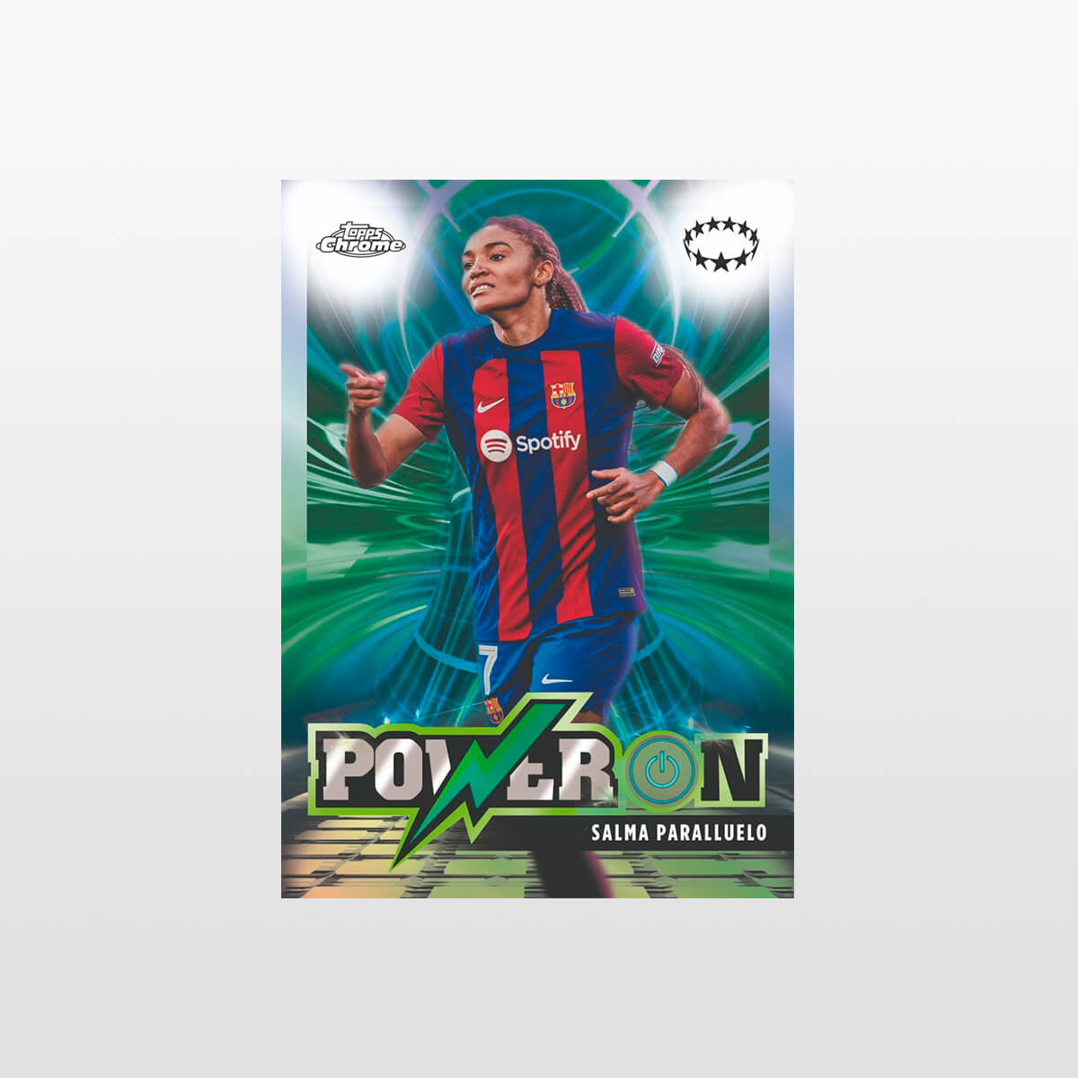2023-24 Topps Chrome® UEFA Women's Champions League Salma Paralluelo