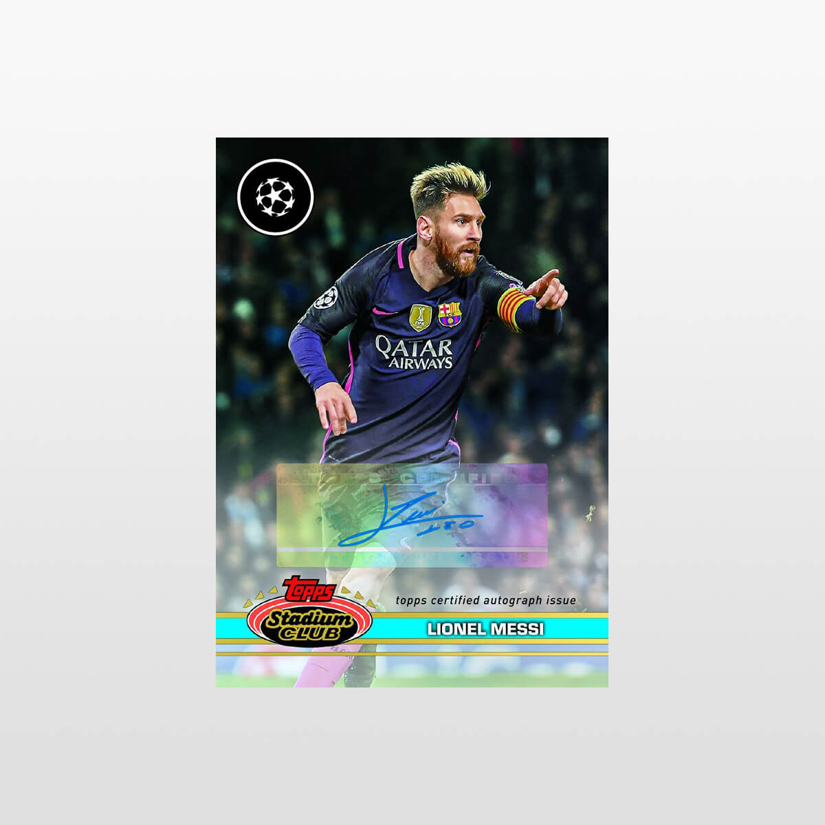 2024 Topps® Stadium Club Chrome® UEFA Champions League Messi