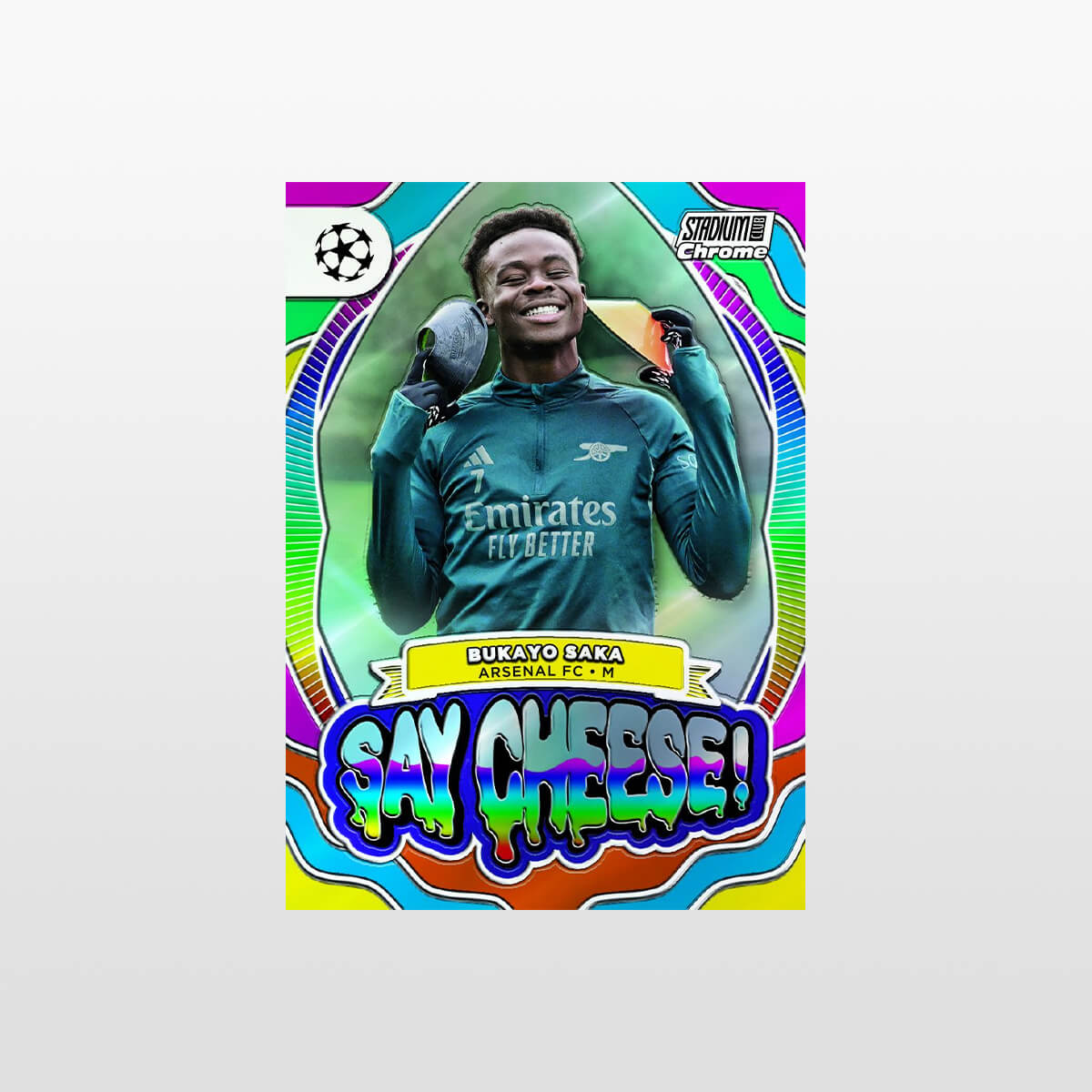 2024 Topps® Stadium Club Chrome® UEFA Champions League Saka