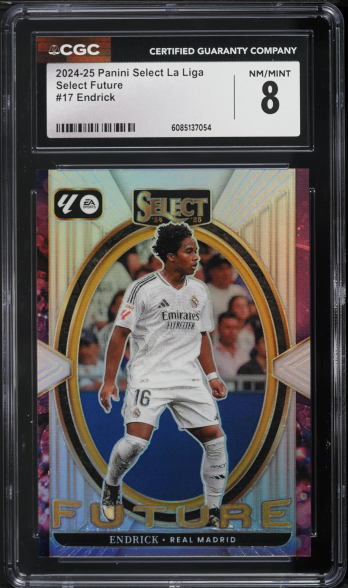 2024 Select La Liga Future Endrick #17 CGC 8 NM-MT