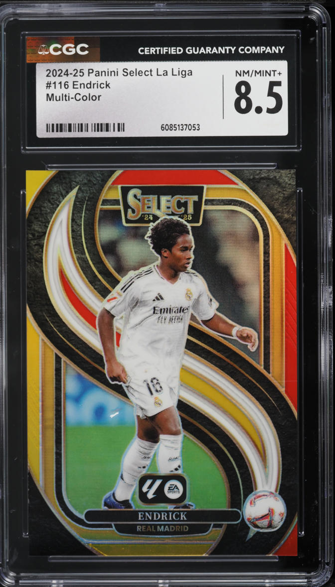 2024 Select La Liga Multi Color Endrick #116 CGC 8.5 NM-MT+