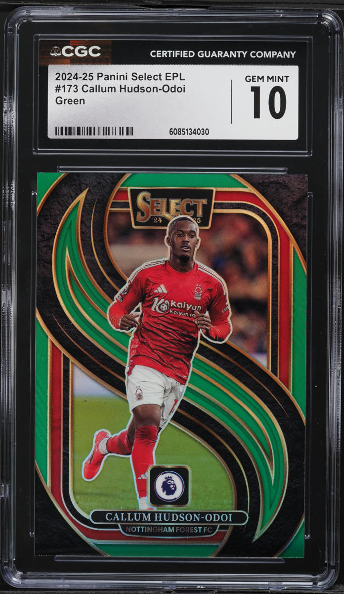 2024 Select Mezzanine EPL Green Callum Hudson-Odoi /5 #173 CGC 10 GEM MINT