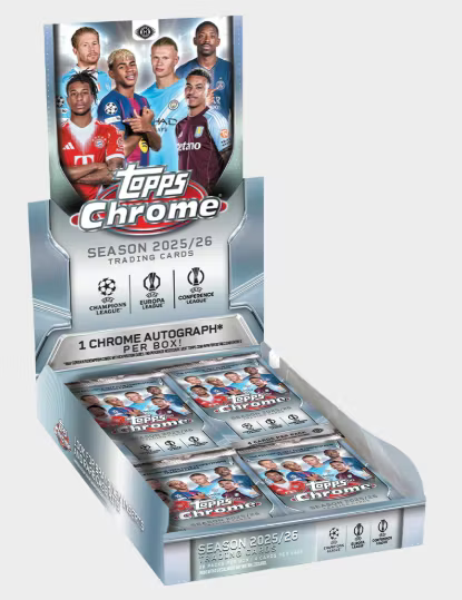 2025-26 Topps Chrome UEFA Club Competitions Pack