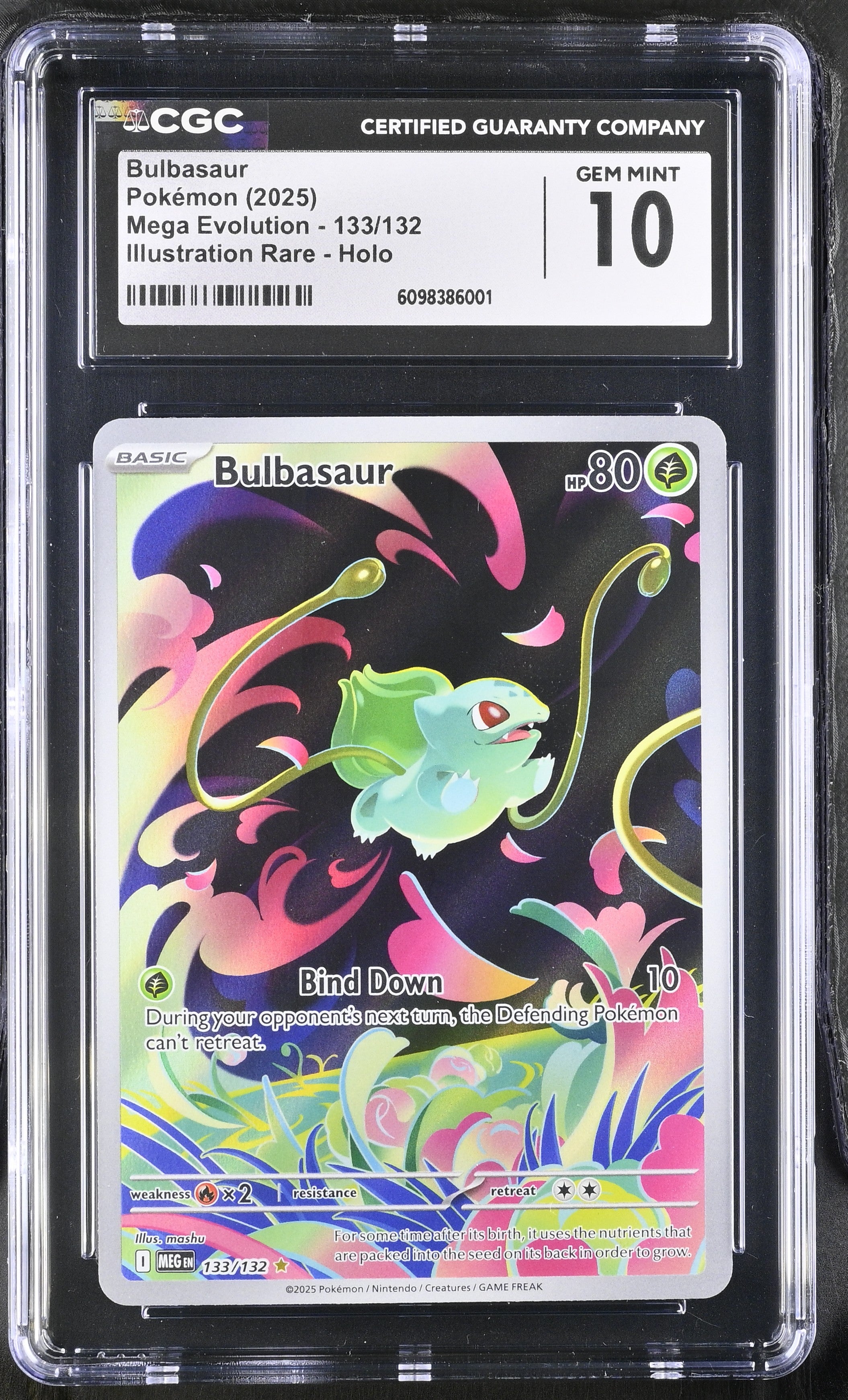 Bulbasaur IR 133 CGC 10