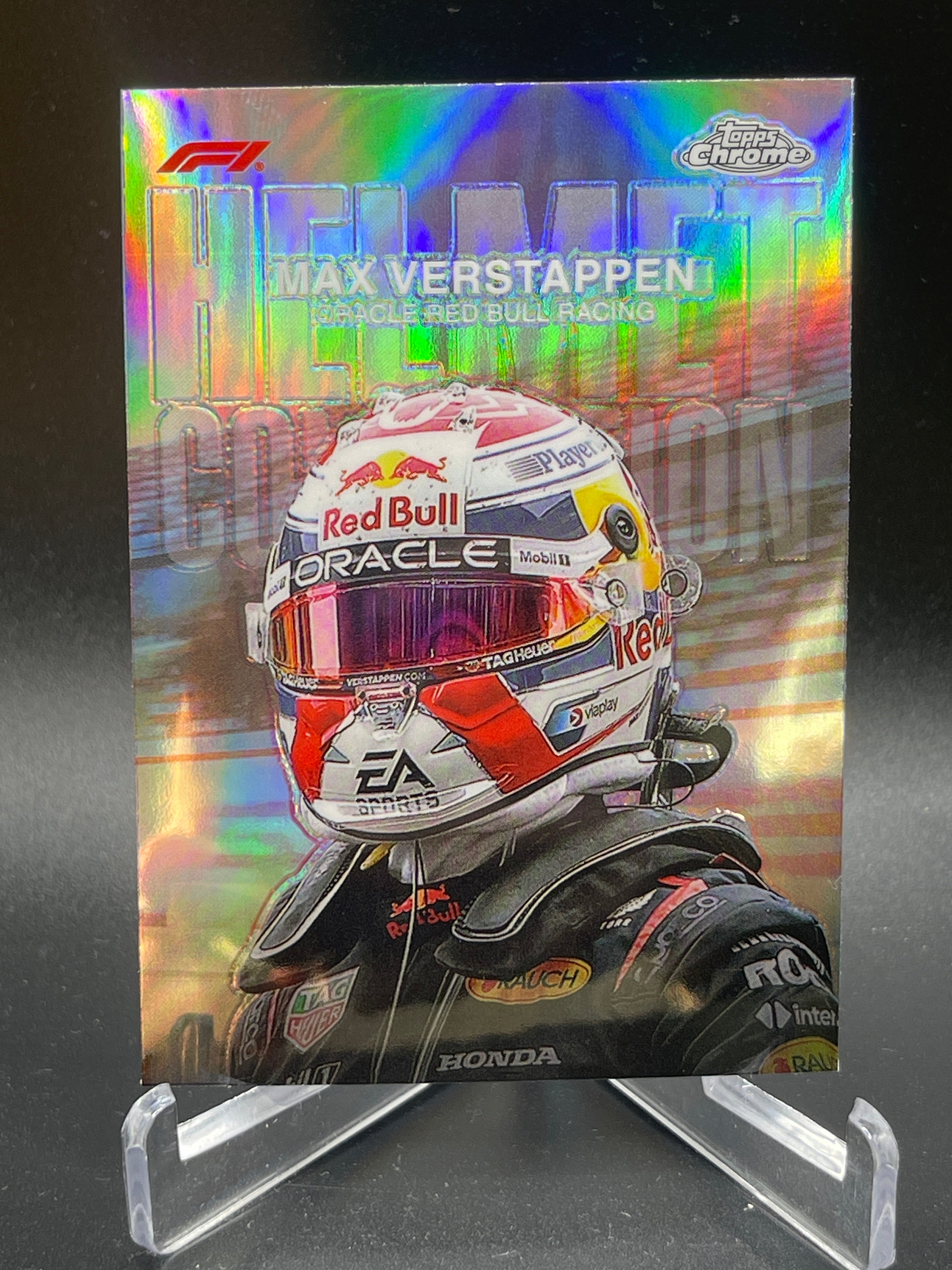 F1 Topps Chrome 2024 Max Verstappen Helmet HC-01