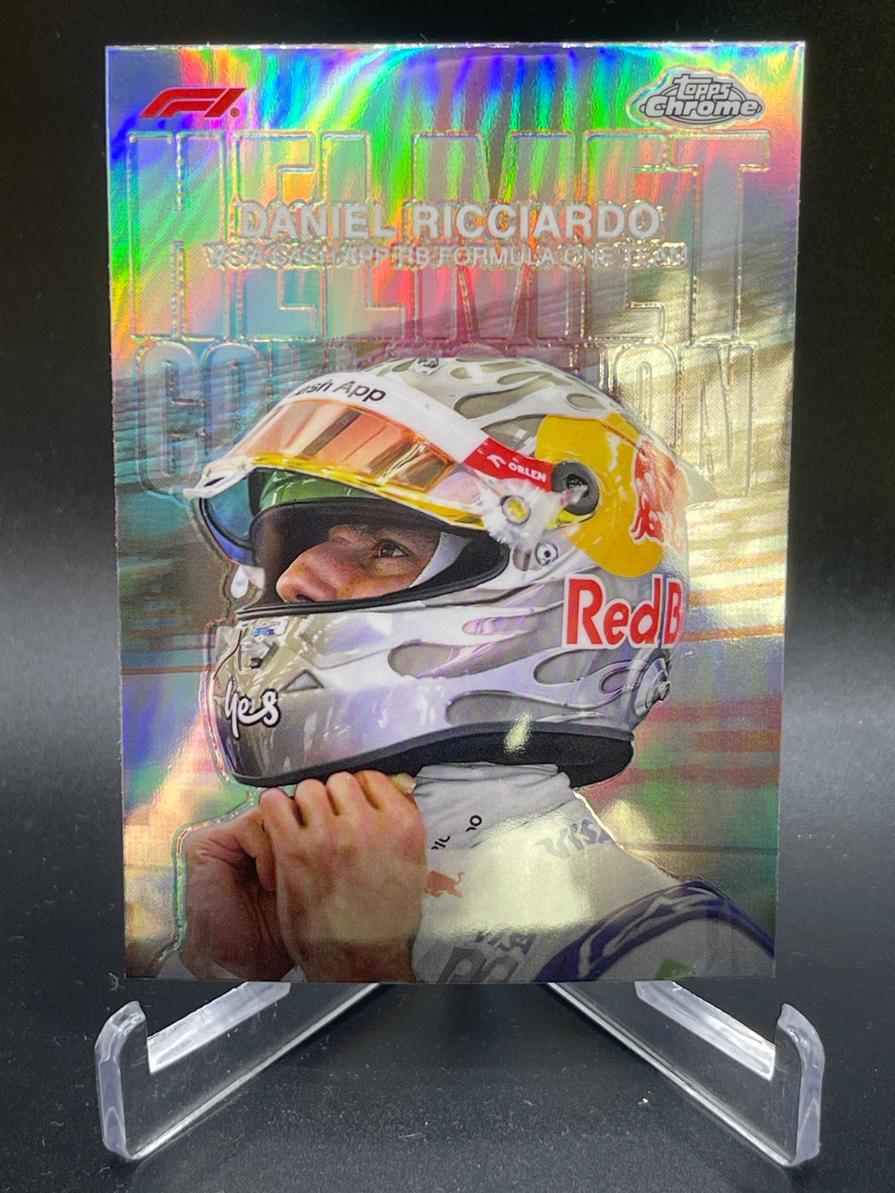 F1 Topps Chrome 2024 Daniel Ricciardo Helmet HC-14