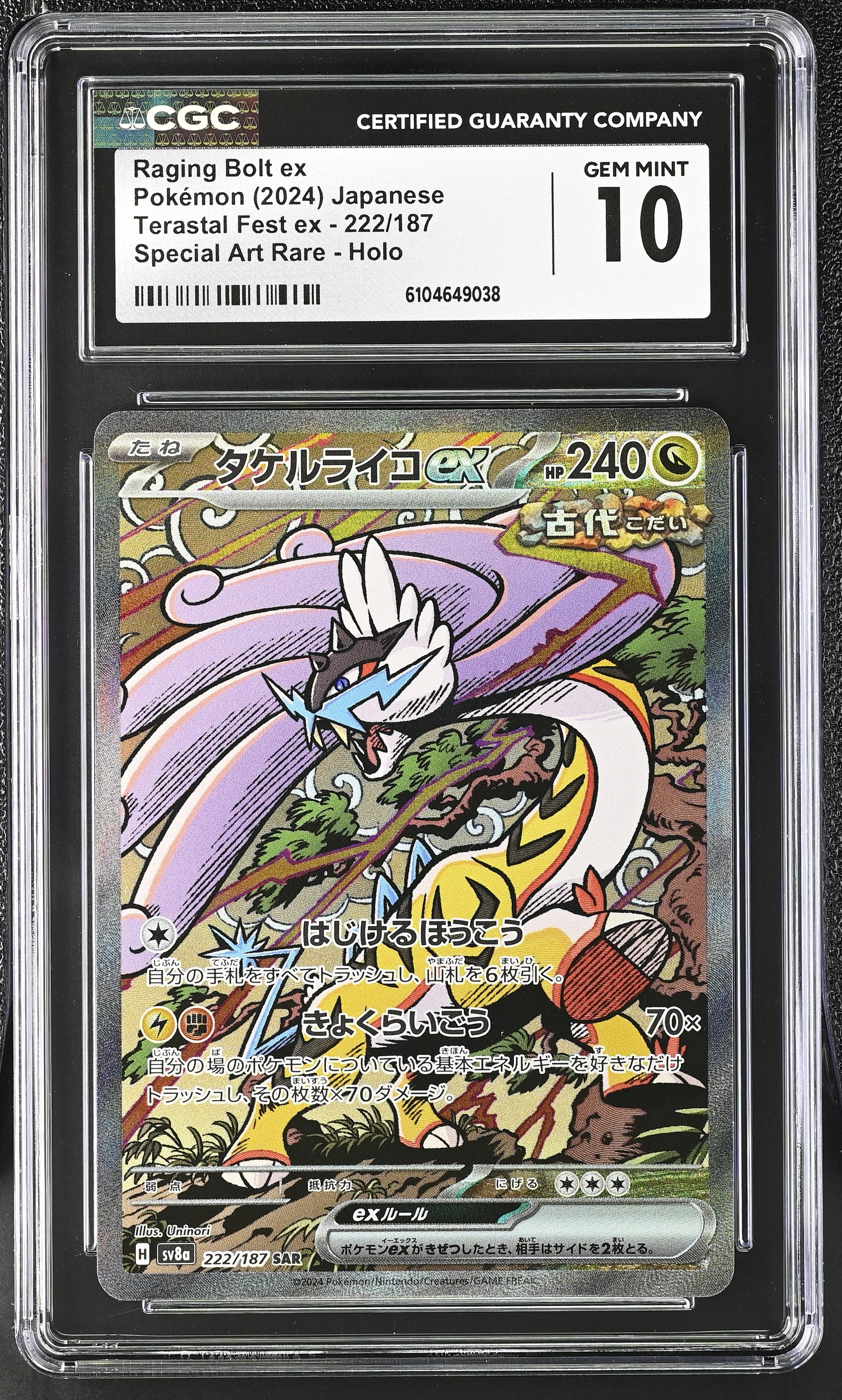 Raging Bolt ex 222 CGC 10