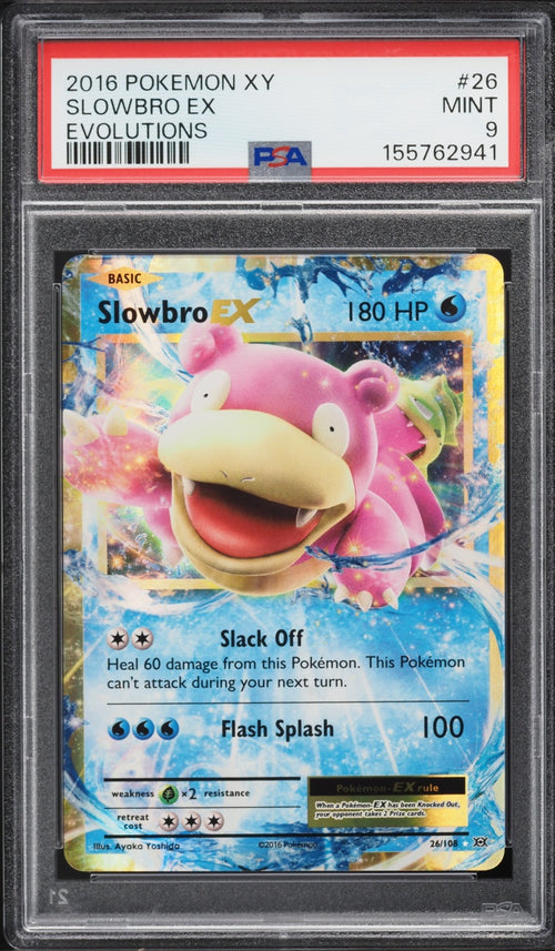 Slowbro EX (Evolutions #26) · PSA 9