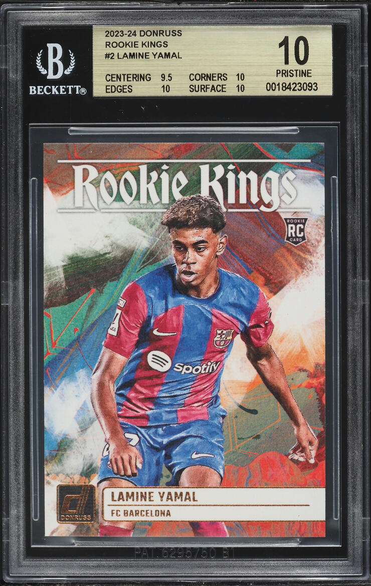 2023 Donruss Rookie Kings Lamine Yamal #2 BGS 10 PRISTINE
