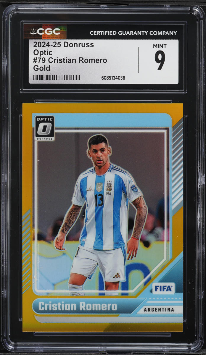 2024 Donruss Optic Gold Cristian Romero /10 #79 CGC 9 MINT