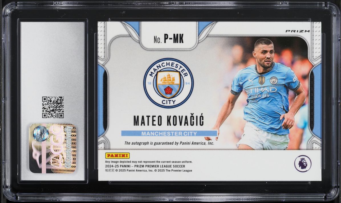 2024 Panini Prizm Premier League Penmanship Choice Mateo Kovacic AUTO CGC 9