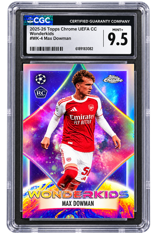 2025-26 Topps Chrome UEFA CC Wonderkids  #WK 4 Max Dowman