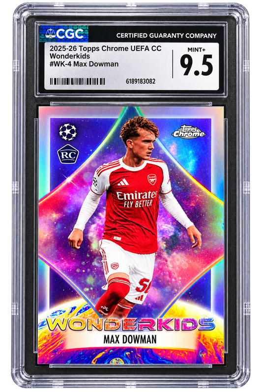 2025-26 Topps Chrome UEFA CC Wonderkids  #WK 4 Max Dowman