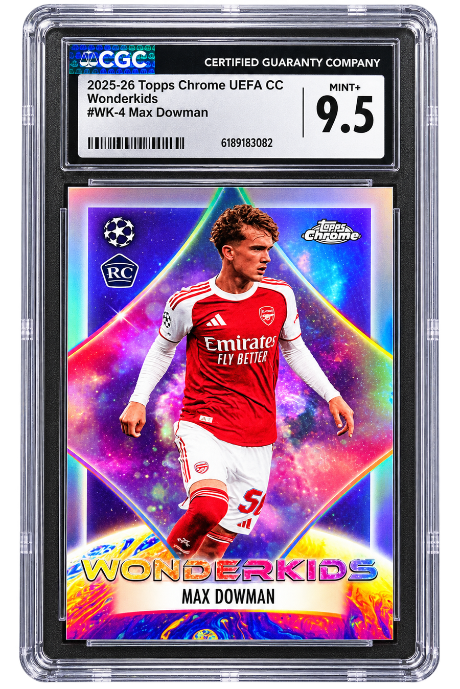 2025-26 Topps Chrome UEFA CC Wonderkids  #WK 4 Max Dowman