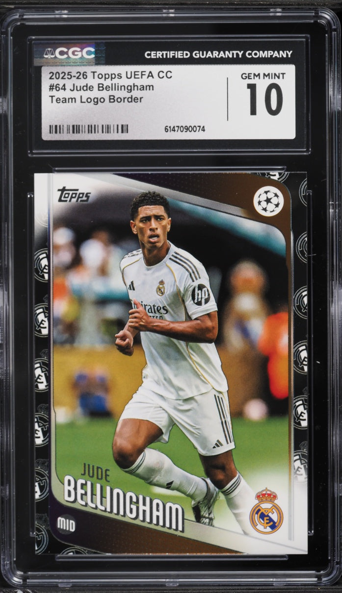 2025-26 Topps UEFA CC Team Logo Border Jude Bellingham #64