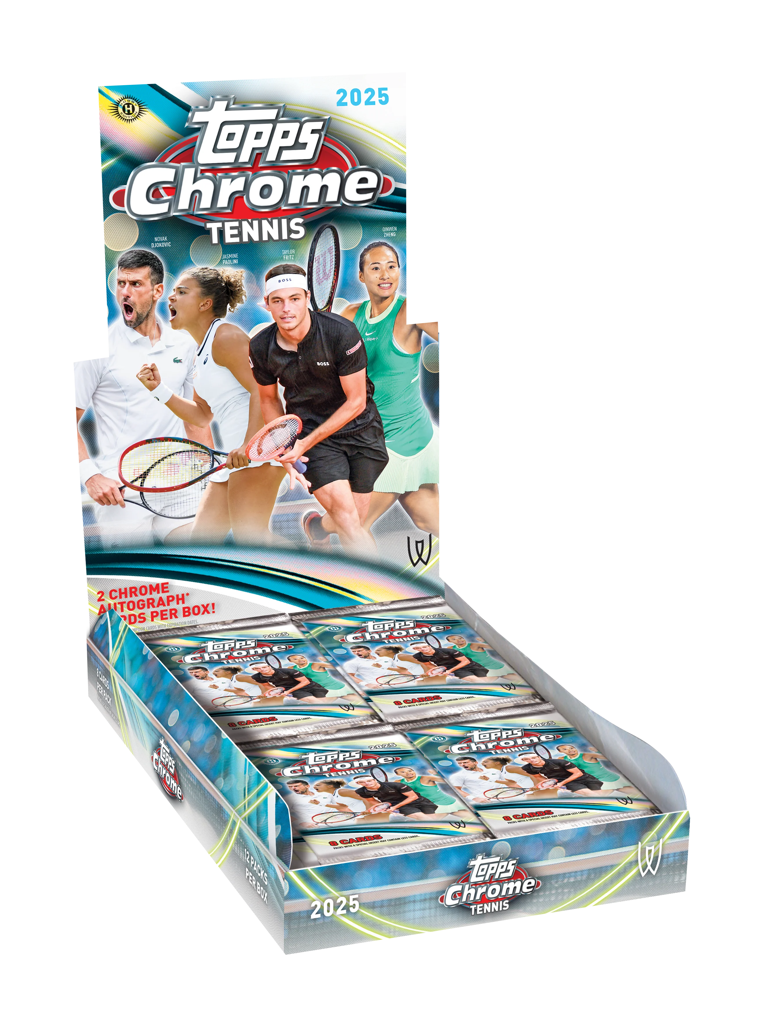 2025 Topps Chrome® Tennis - Hobby Box