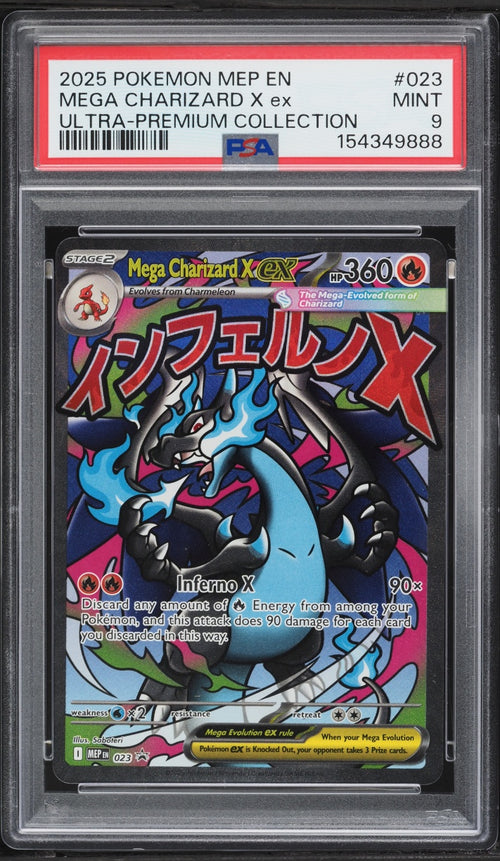Mega Charizard X ex (Ultra-Premium #023) · PSA 9 (#2)