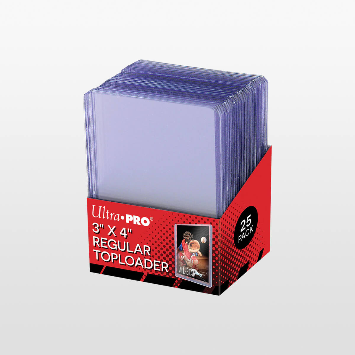 3" x 4" Standard Toploaders 25 stk