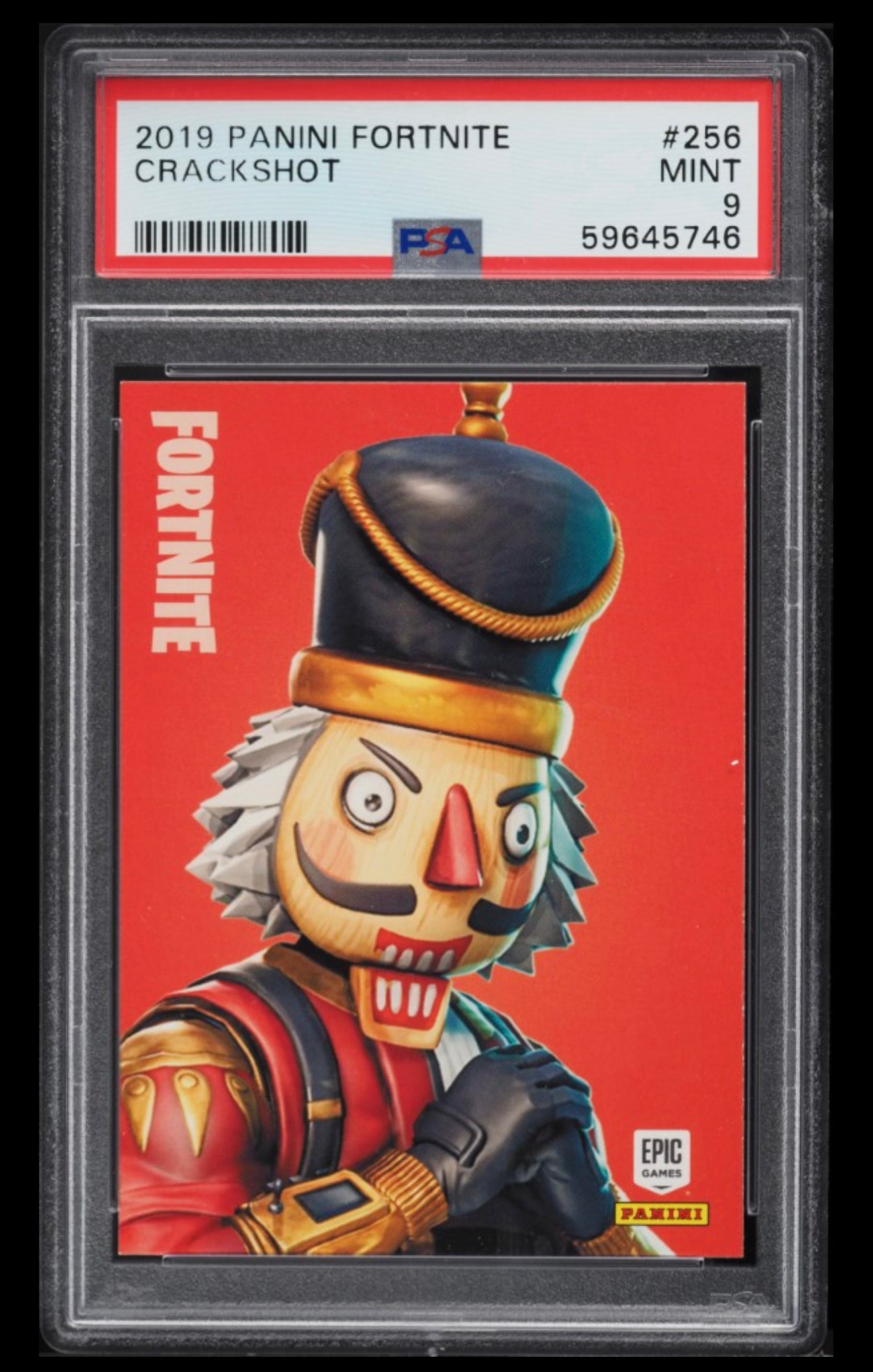 2019 Panini Fortnite Series 1 Crackshot #256 PSA 9 MINT