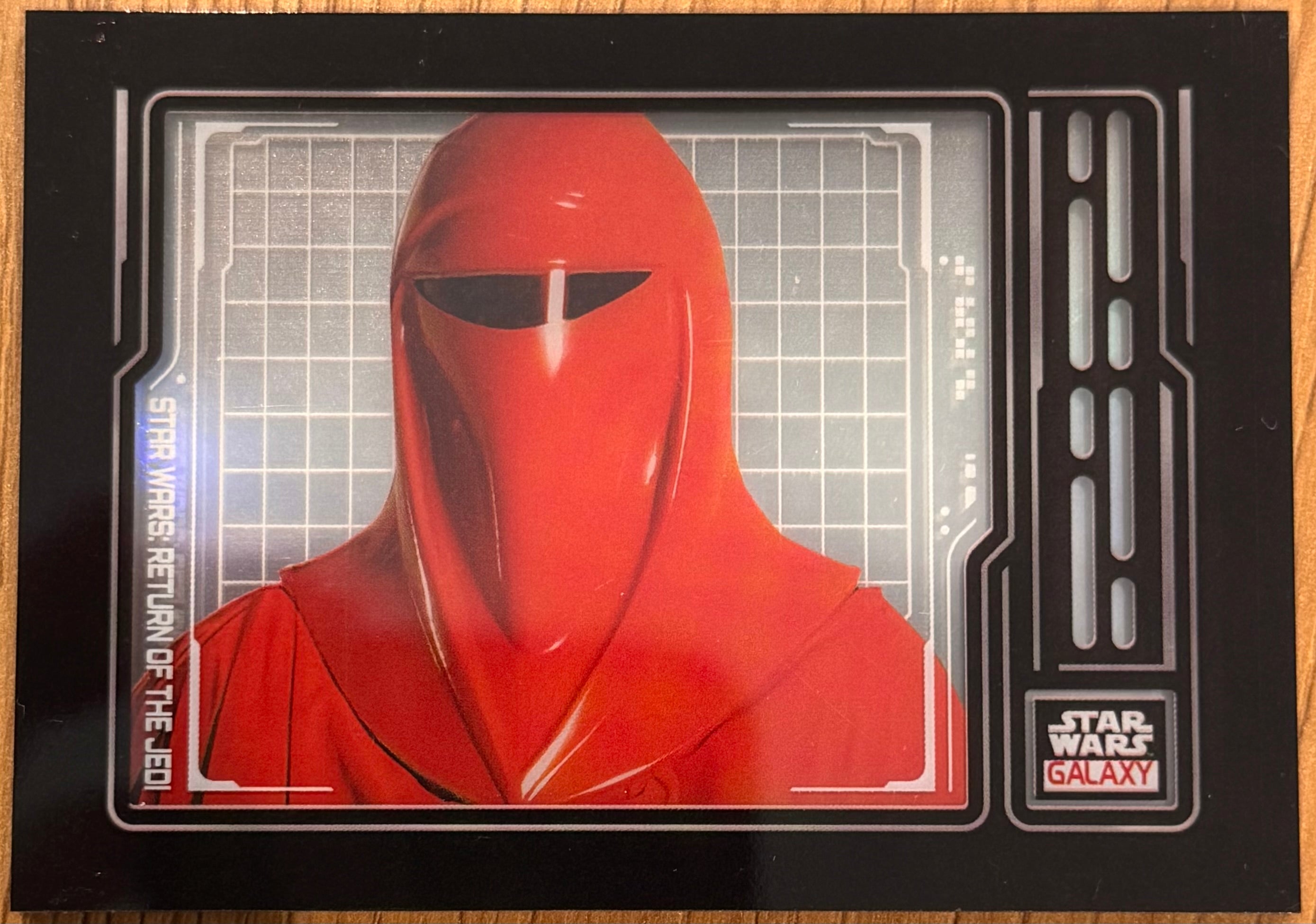 2024 Chrome Galaxy Star Wars #AS-10 Imperial Royal Guard Helmet Shadow Box