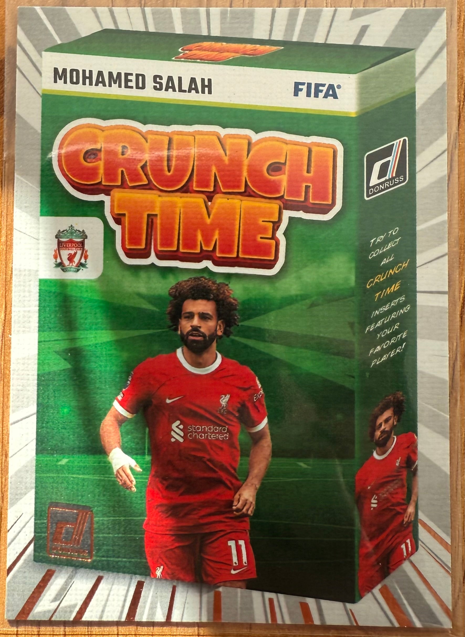 Mohamed Salah #16 Crunch Time Bronze SP  - 2023-24 Panini Donruss