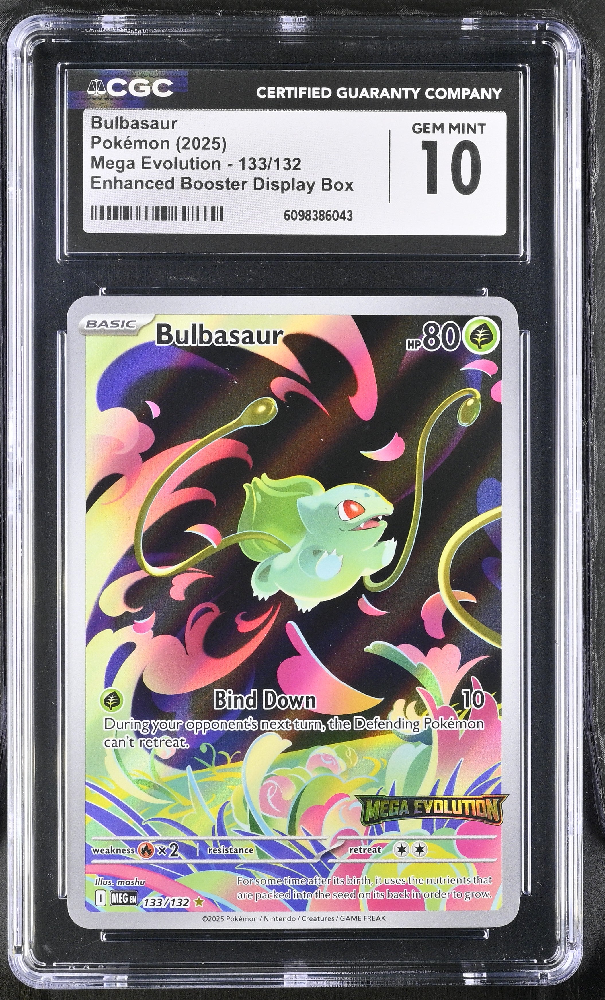 Bulbasaur 133 Promo CGC 10