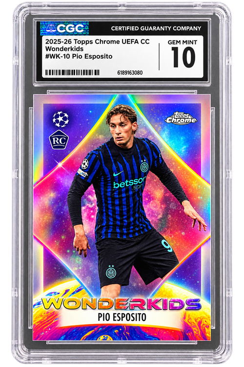2025-26 Topps Chrome UEFA CC Wonderkids #WK-10 Pio Esposito