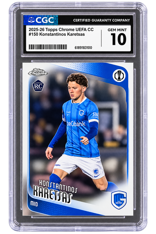 2025-26 Topps Chrome UEFA CC #150 Konstantinos Karetsas