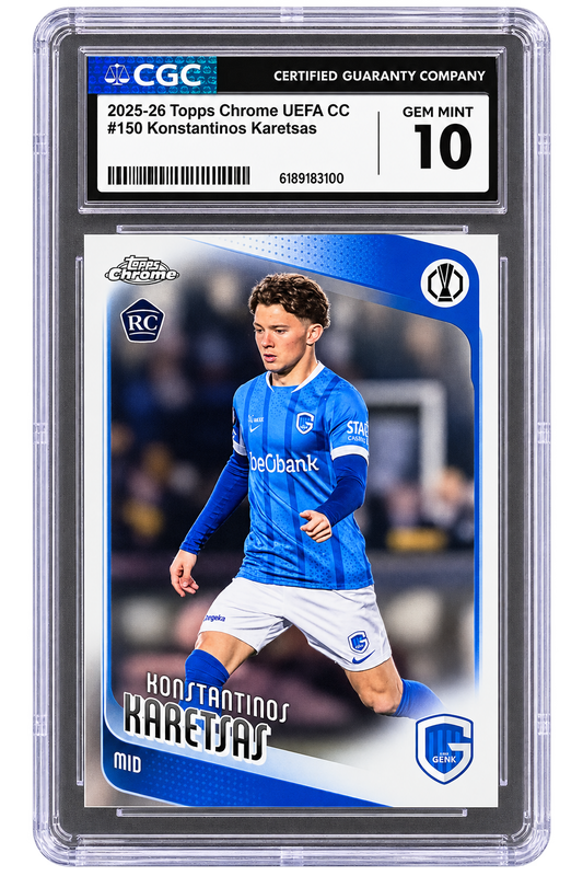 2025-26 Topps Chrome UEFA CC #150 Konstantinos Karetsas