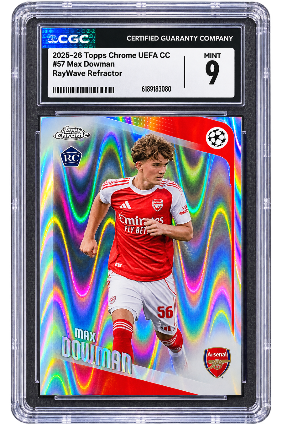 2025-26 Topps Chrome UEFA CC #57 Max Dowman