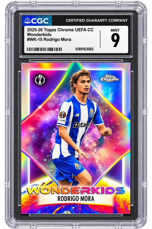 2025-26 Topps Chrome UEFA CC  Wonderkids  #WK 15 Rodrigo Mora