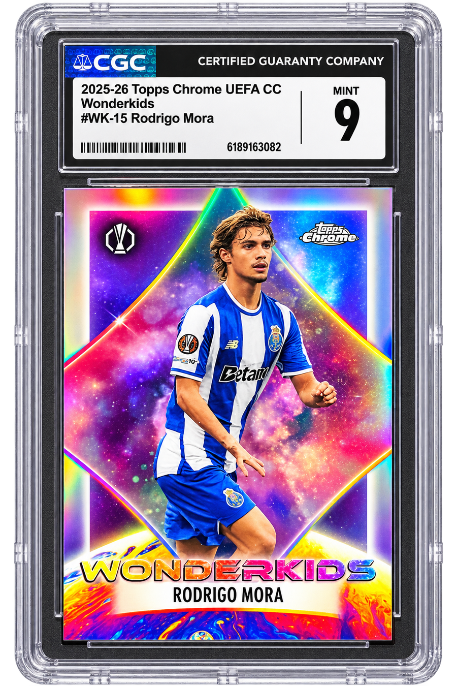 2025-26 Topps Chrome UEFA CC  Wonderkids  #WK 15 Rodrigo Mora