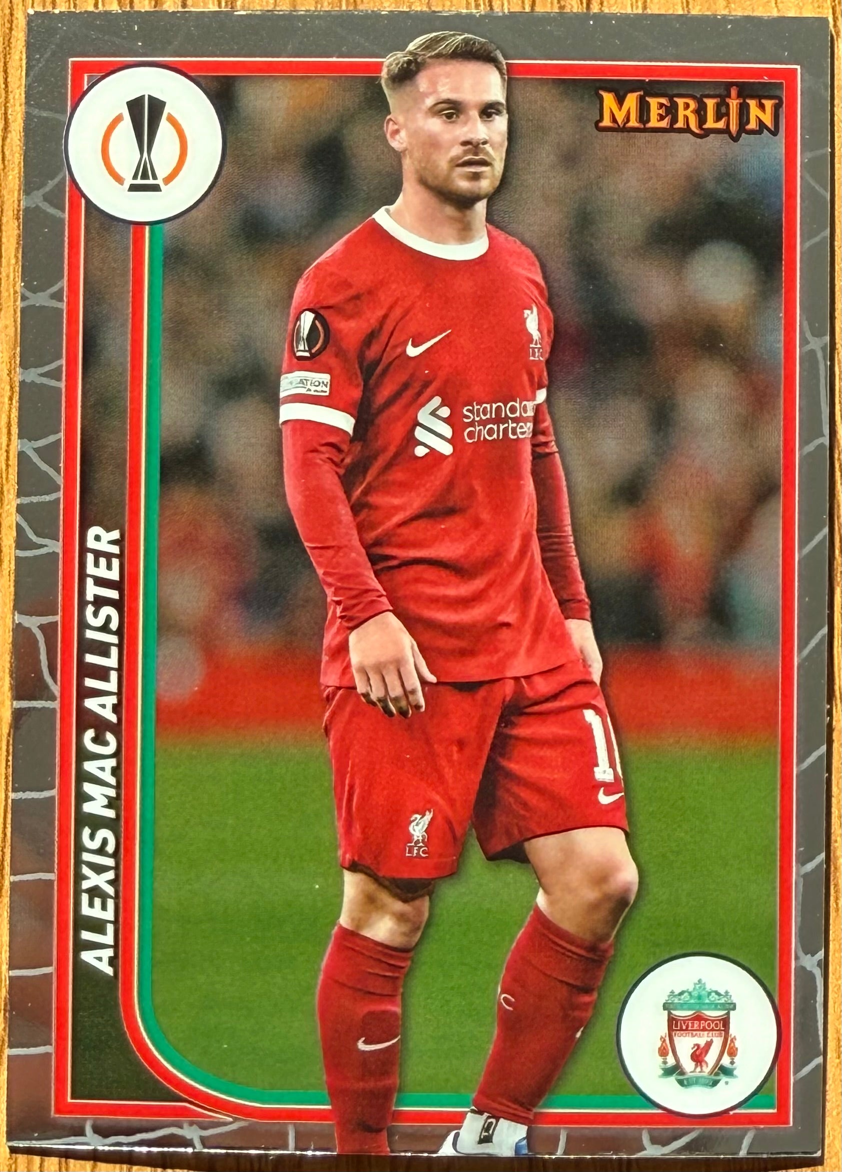 Alexis Mac Allister – Liverpool FC – Topps Merlin 2024 – Europa League Edition