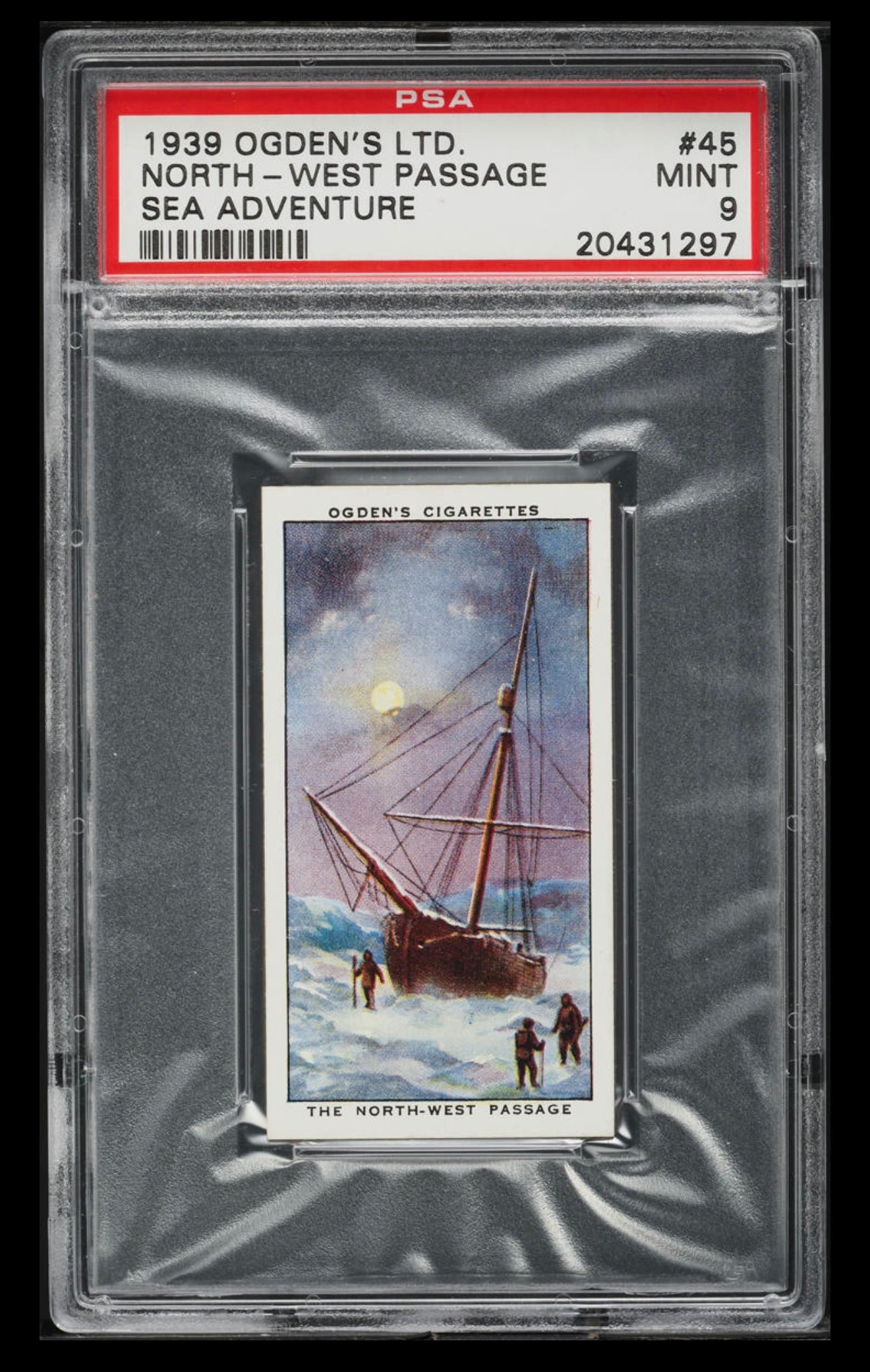 1939 Ogden's Sea Adventure North-West Passage #45 PSA 9 MINT