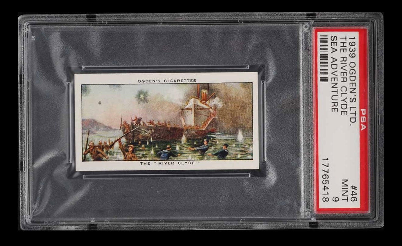 1939 Ogden's Ltd. Sea Adventure The "River Clyde" #46 PSA 9 MINT