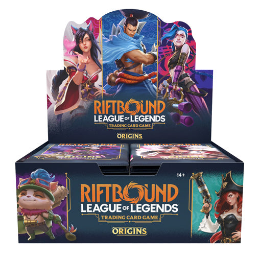 🔥 FORHÅNDSBESTILLING – RIFTBOUND: LEAGUE OF LEGENDS TCG – ORIGINS BOOSTER BOX 🔥