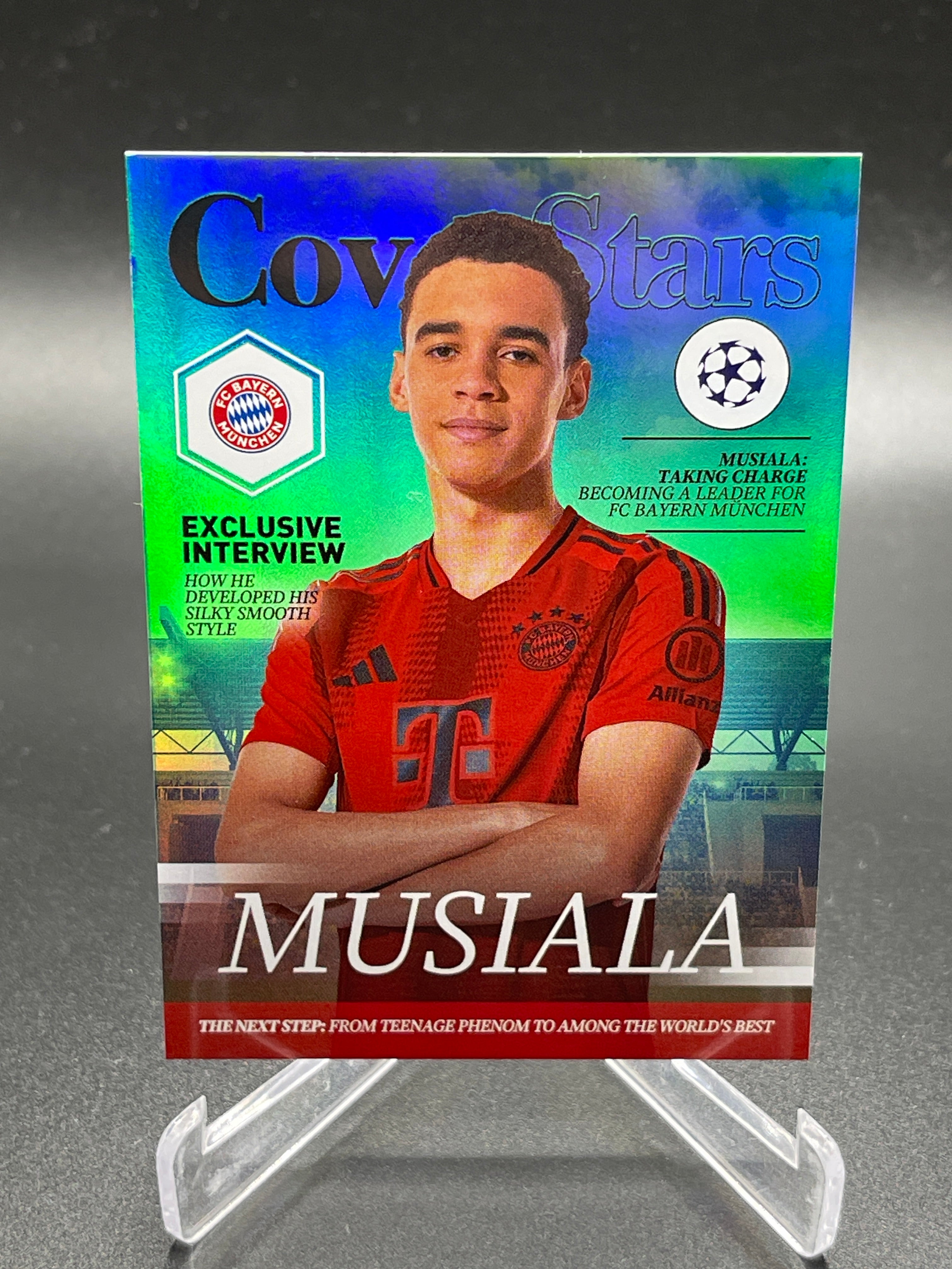Jamal Musiala Cover Stars /99 2024/25 Topps® UCC Club Competitions Flagship