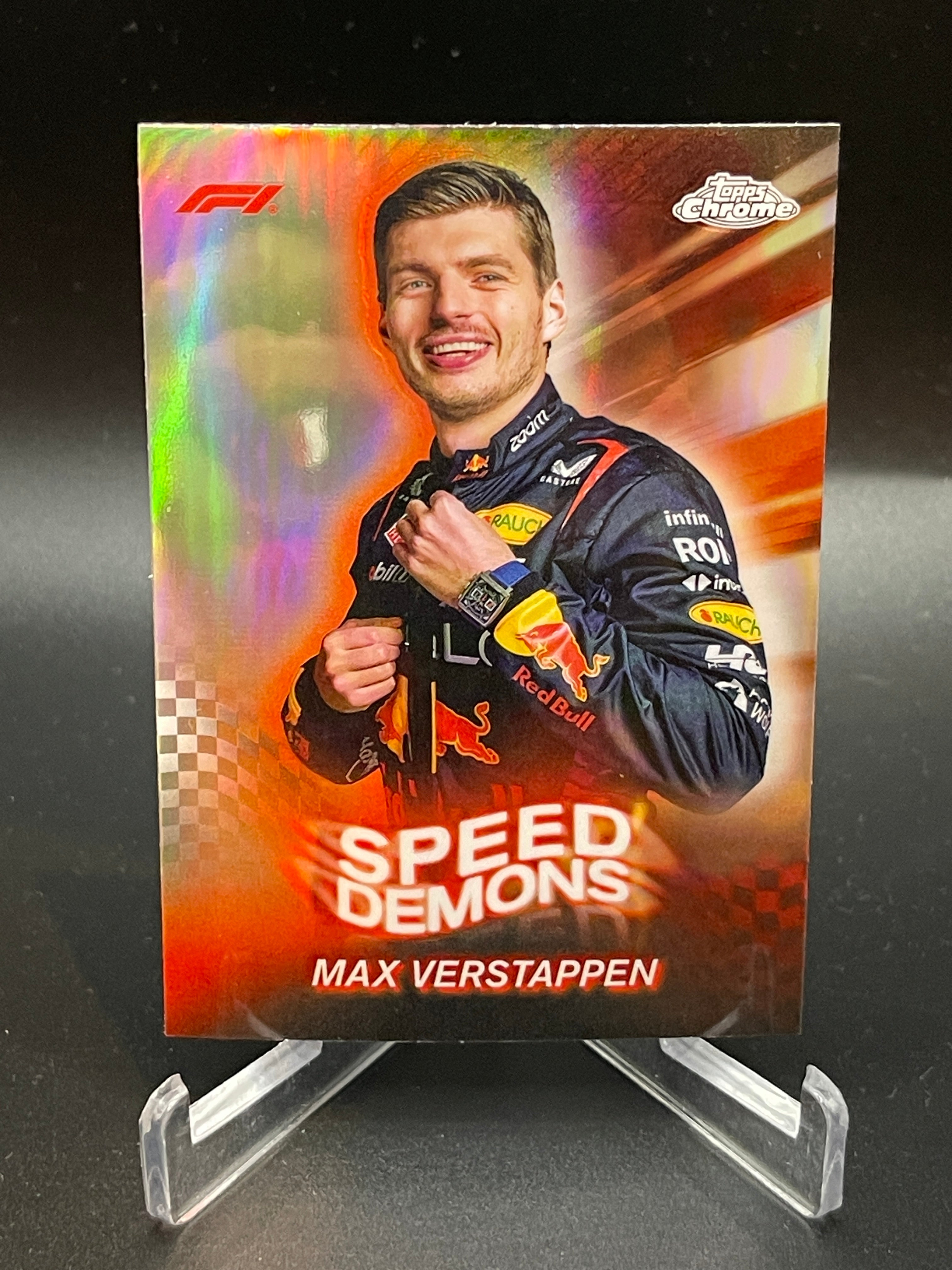 Max Verstappen Topps Chrome Formula 1 Speed Demons