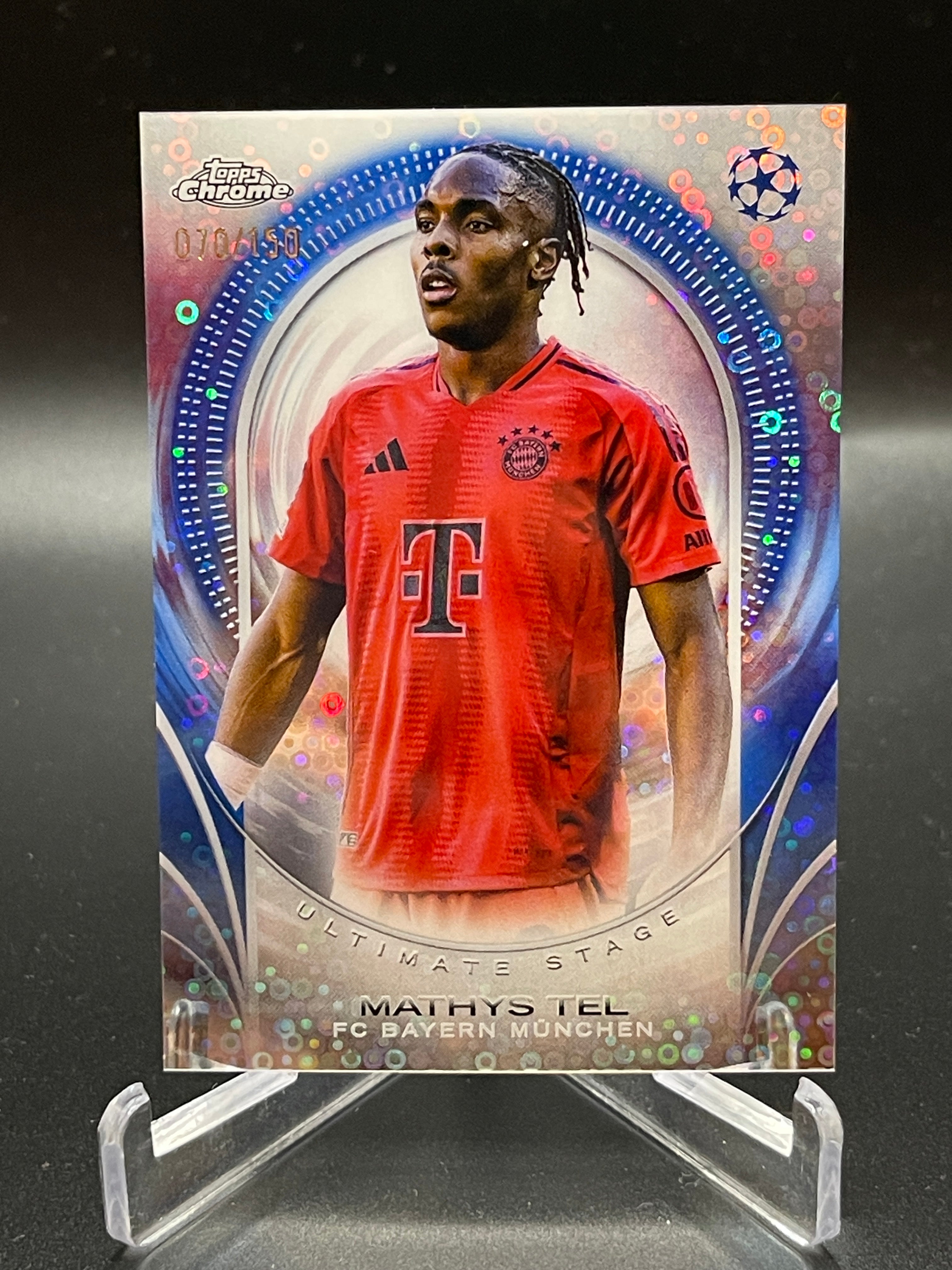 Mathys Tel /150 Ultimate Stage FC Bayern Munchen - 2024/25 Topps® UCC Club Competitions Flagship