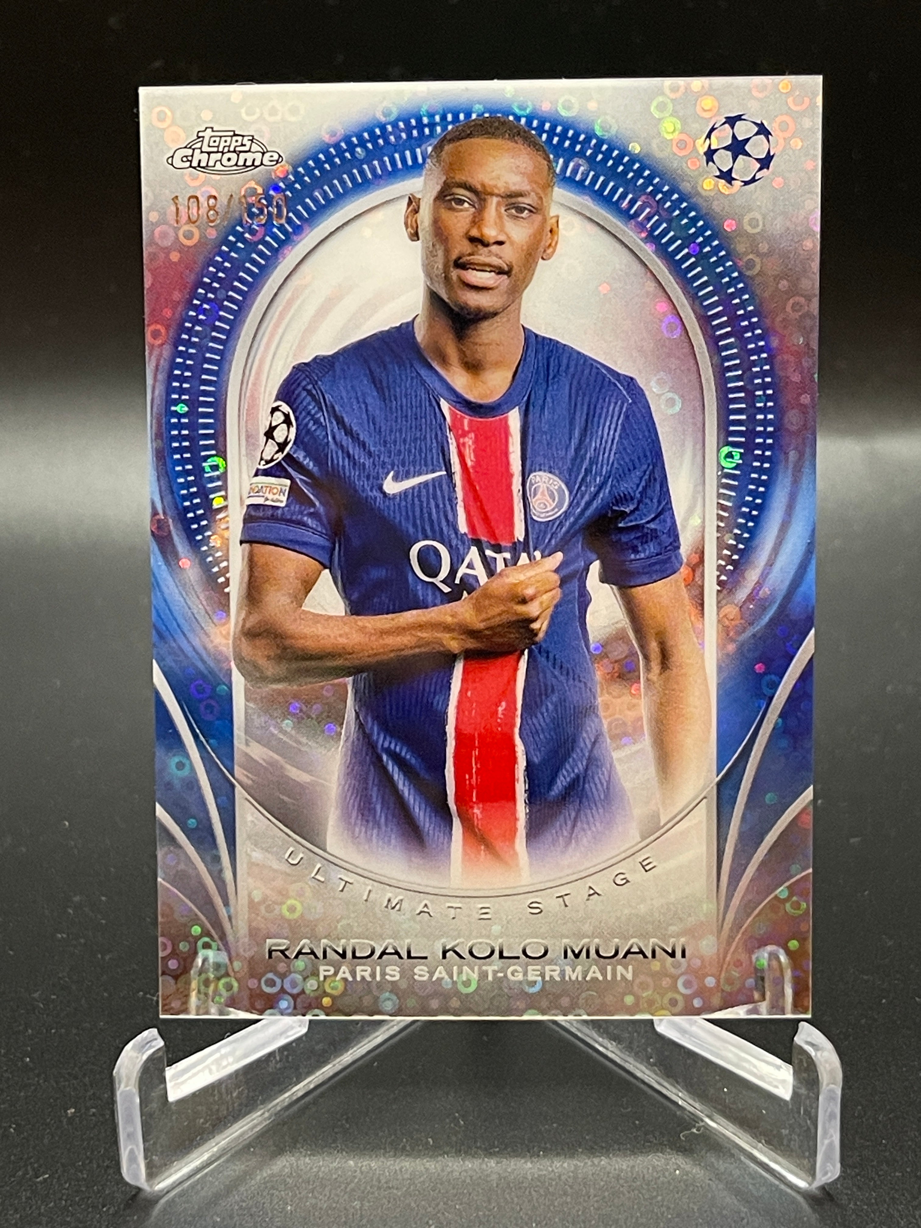 Randal Kolo Muani /150 Ultimate Stage PSG - 2024/25 Topps® UCC Club Competitions Flagship