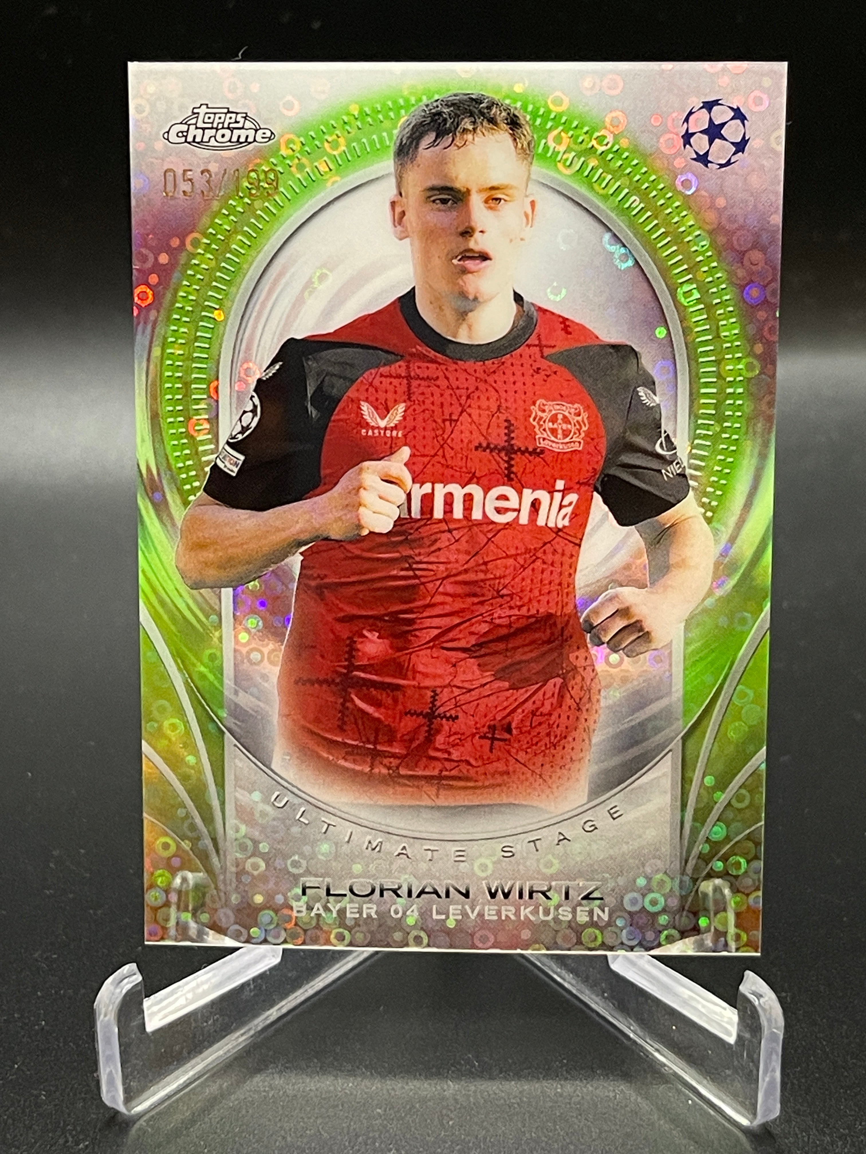 Florian Wirtz /199 Ultimate Stage FC Bayer 04 Leverkusen - 2024/25 Topps® UCC Club Competitions Flagship
