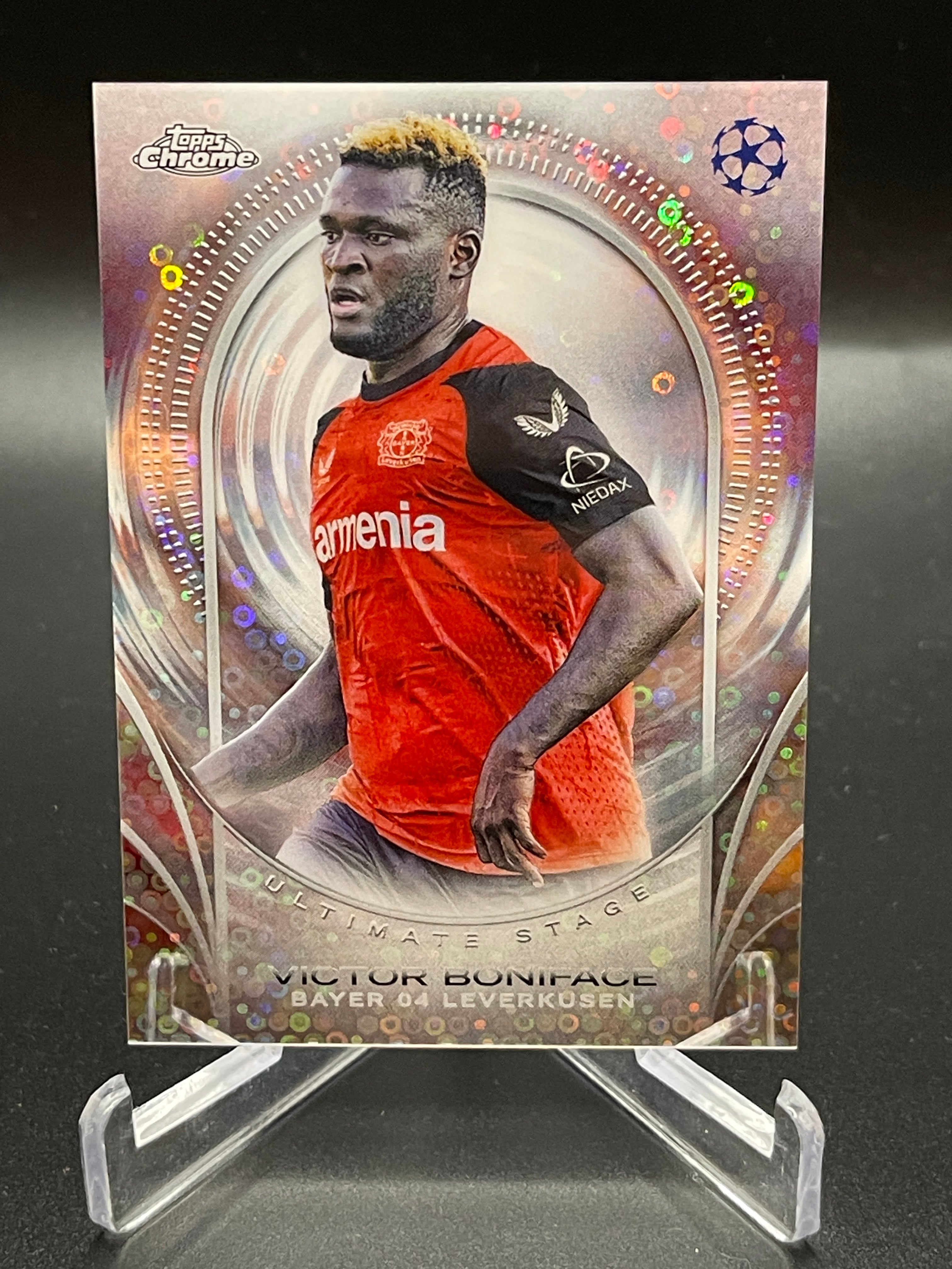 Victor Boniface Ultimate Stage FC Bayer 04 Leverkusen - 2024/25 Topps® UCC Club Competitions Flagship