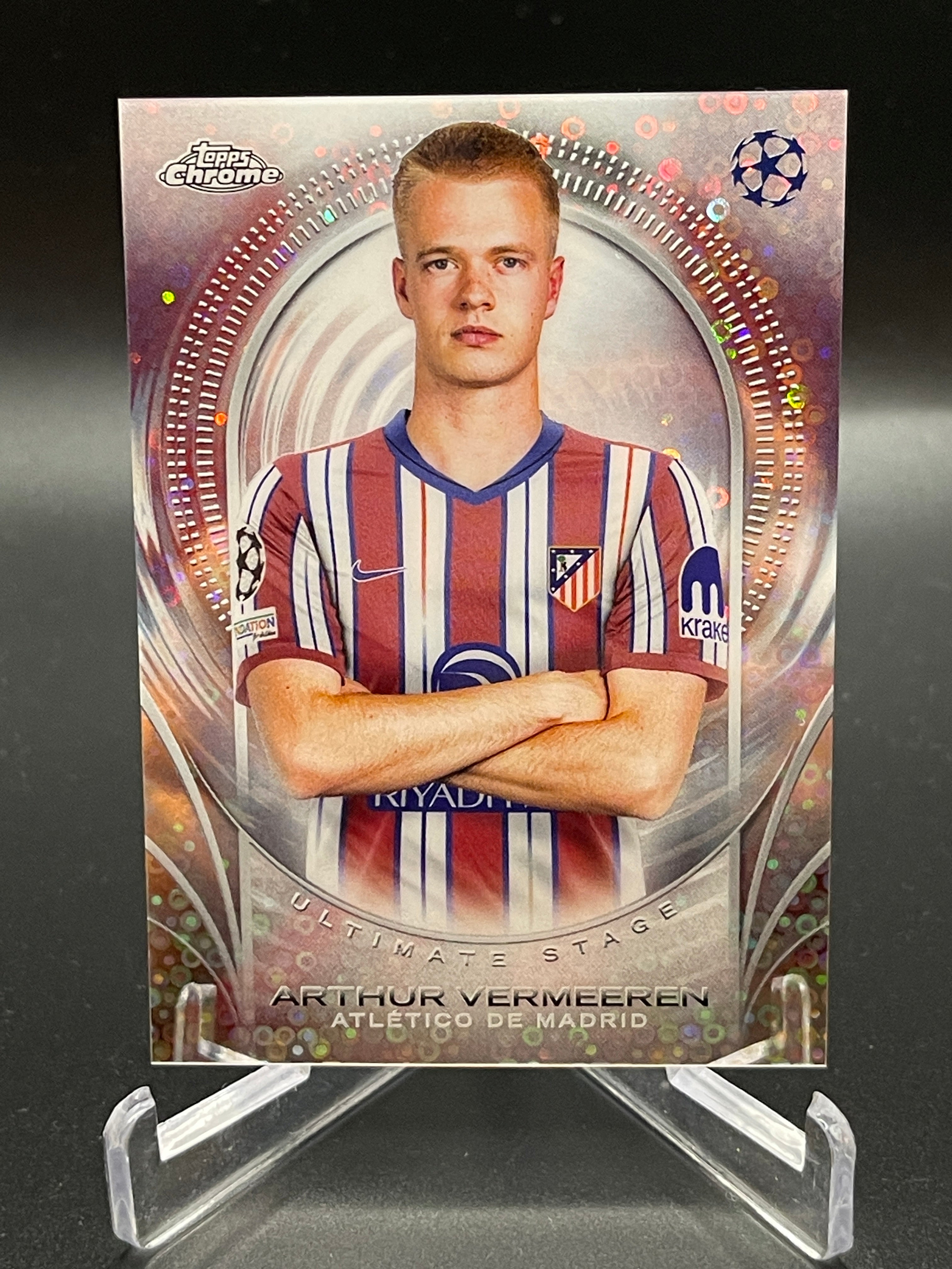 Arthur Vermeeren Ultimate Stage Atletico Madrid - 2024/25 Topps® UCC Club Competitions Flagship