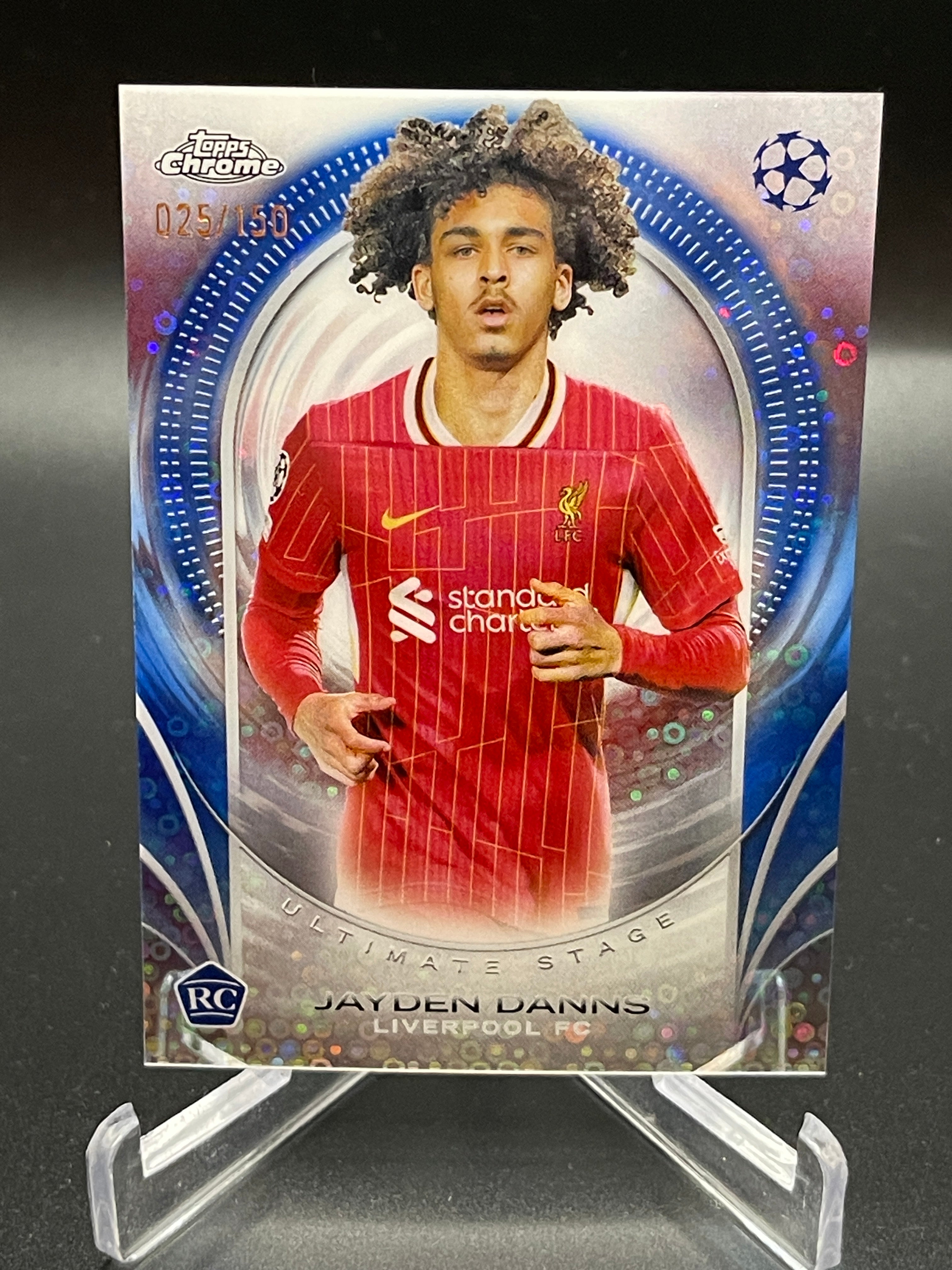 Jayden Danns /150 Ultimate Stage Liverpool - 2024/25 Topps® UCC Club Competitions Flagship
