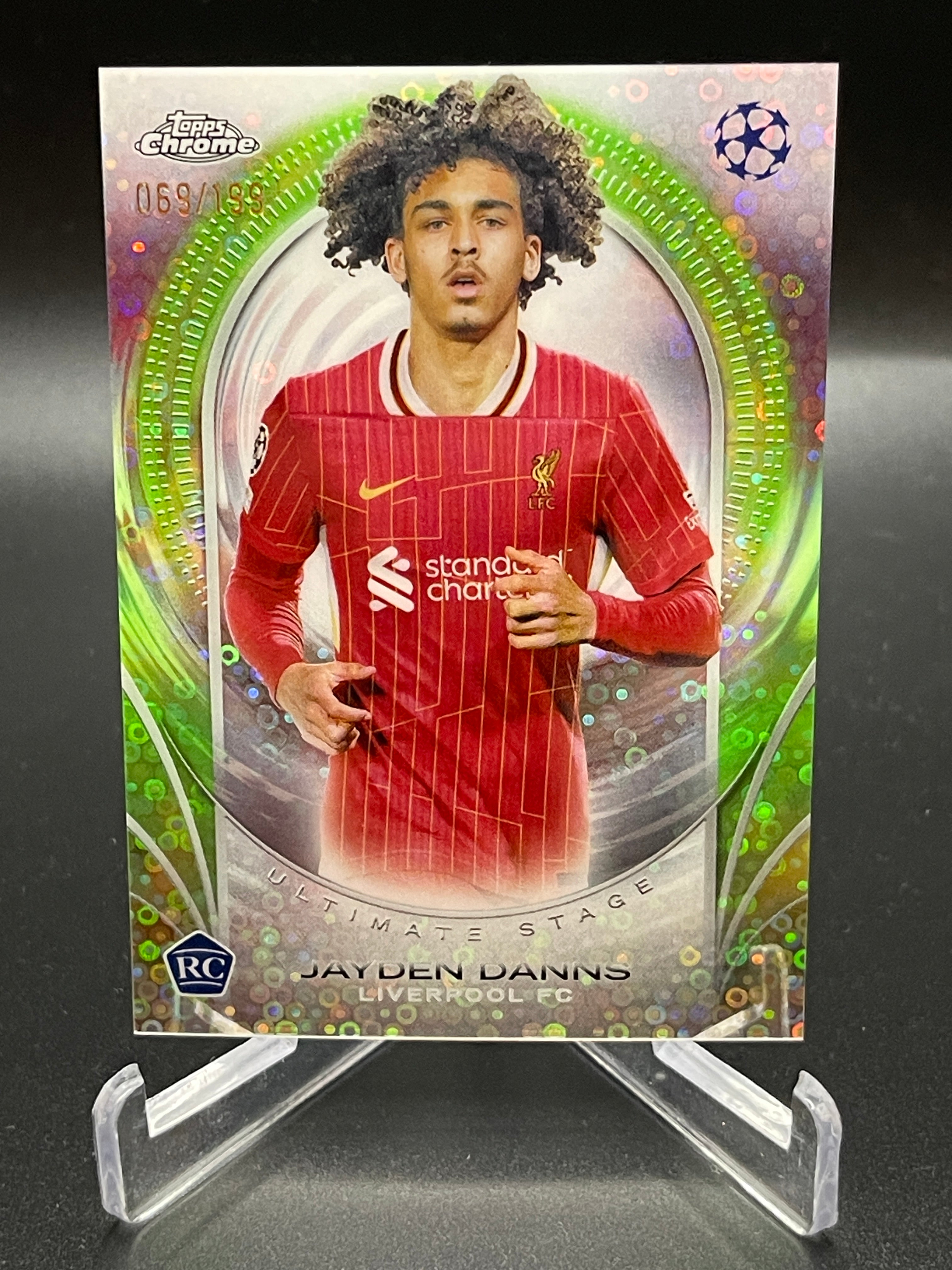 Jayden Danns /199 Ultimate Stage Liverpool - 2024/25 Topps® UCC Club Competitions Flagship