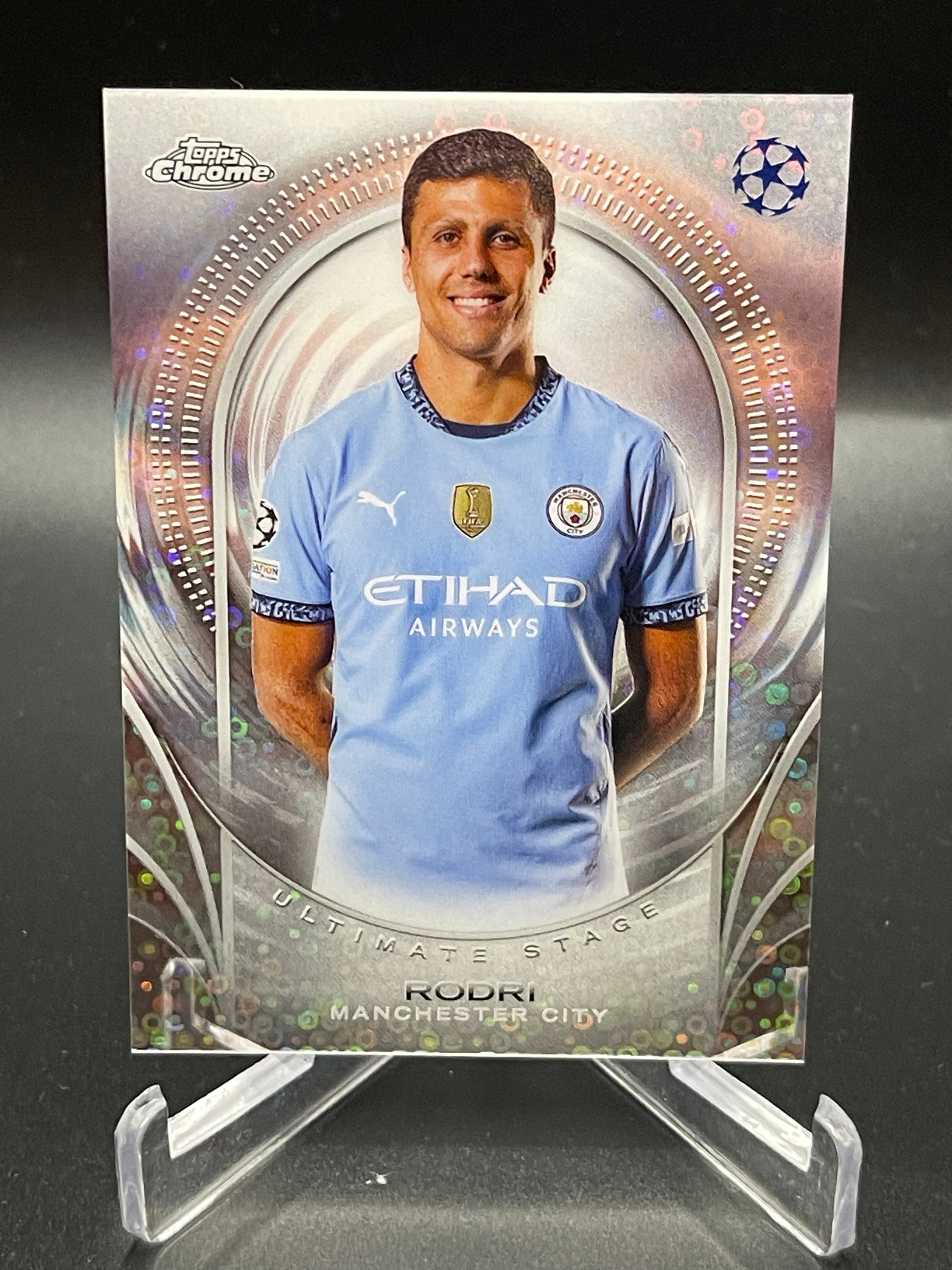 Rodri Ultimate Stage Manchester City 2024/25 Topps® UCC Club Competitions Flagship
