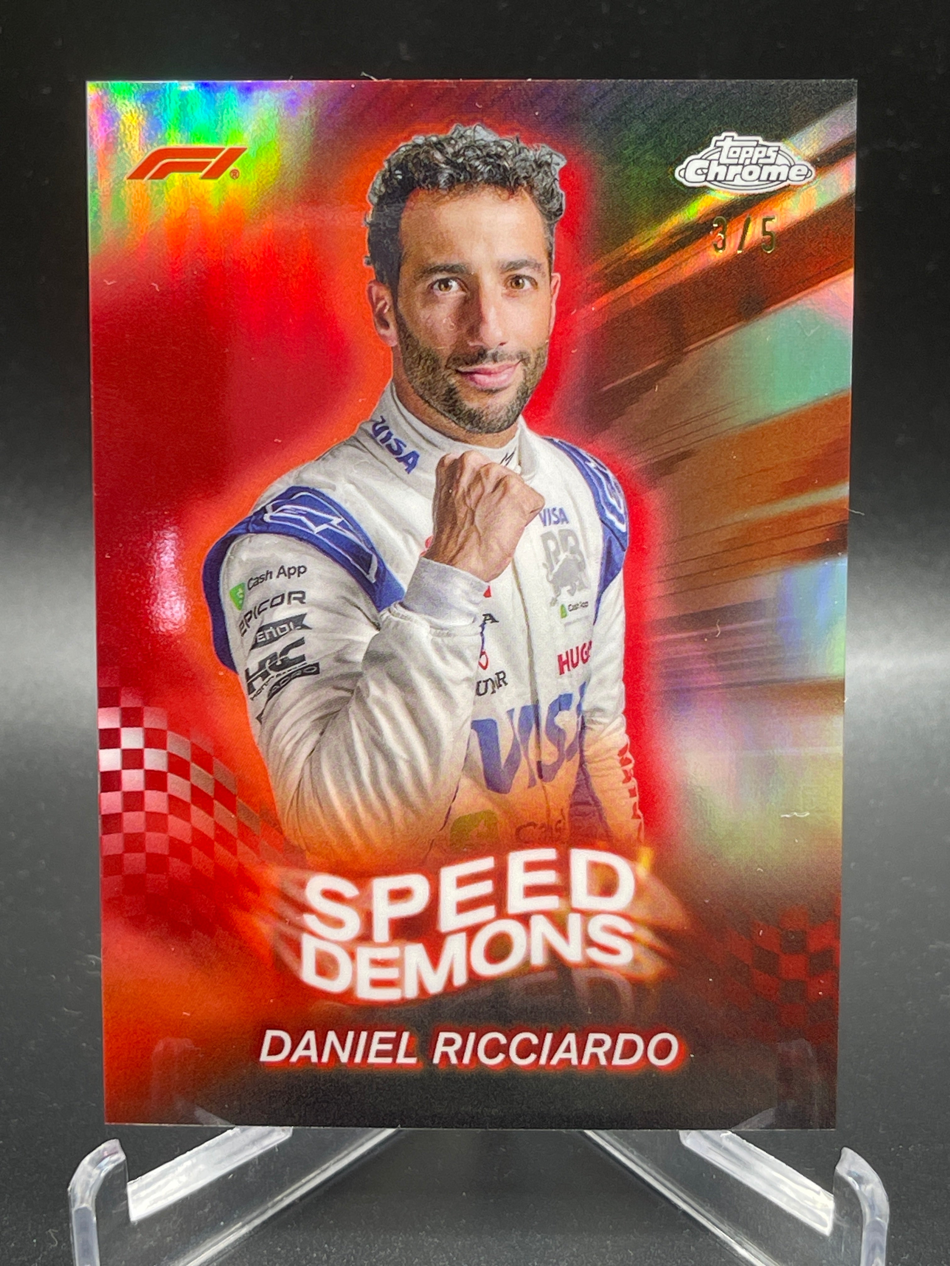 F1 Topps Chrome 2024 Daniel Ricciardo Speed Demons /5 SD-19